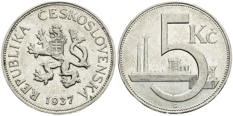 5 Kč 1937